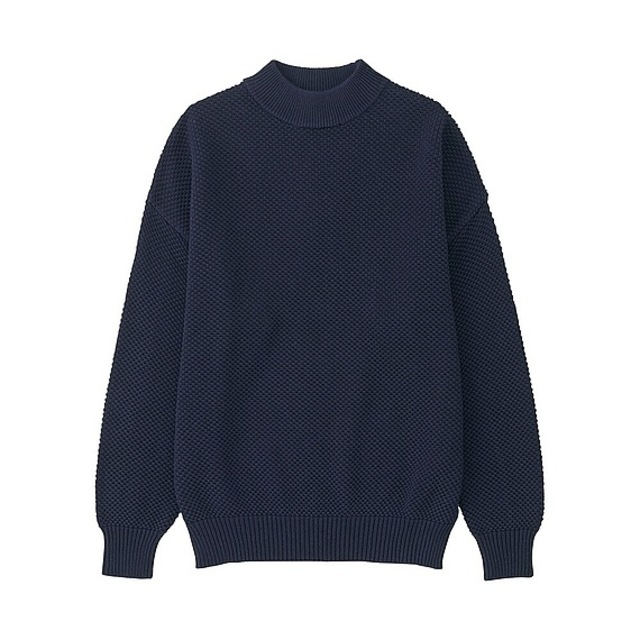 コットンオーバーサイズハイネックセーター