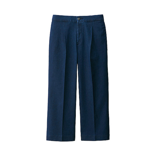 デニムワイドアンクルパンツ