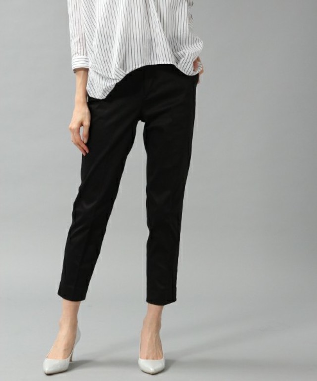 BLISS POINT　16SSコットンサテンスティックパンツ