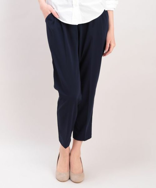 ViS  センタープレスクロップドパンツ