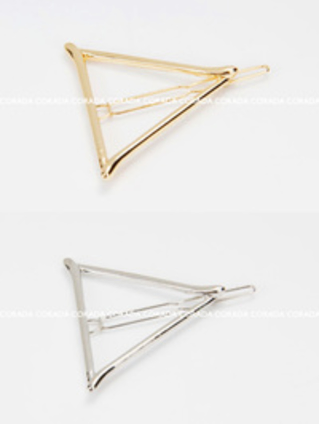 トライアングルヘアクリップ