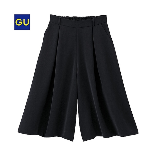 （GU）イージードレープガウチョパンツＡ