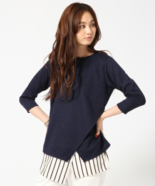 サカリバアシメレイヤー7分袖/710202