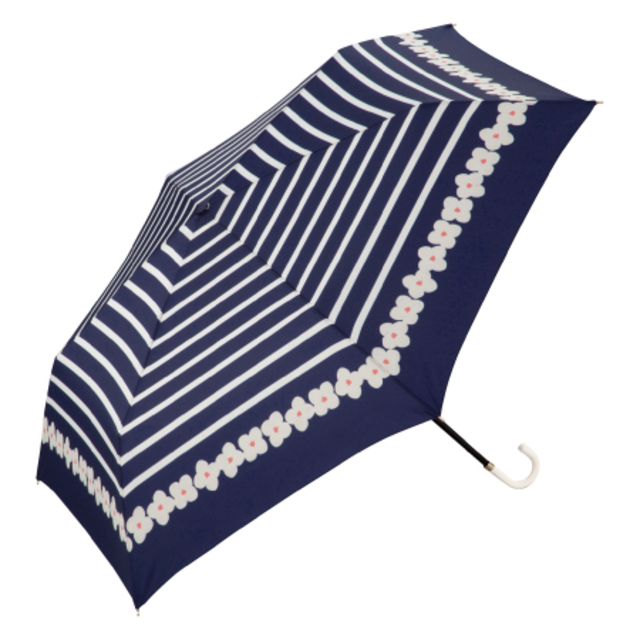 w.p.cボーダーフラワーmini　折りたたみ日傘