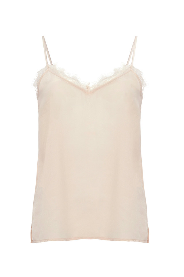 SILK CAMISOLE - NUDE