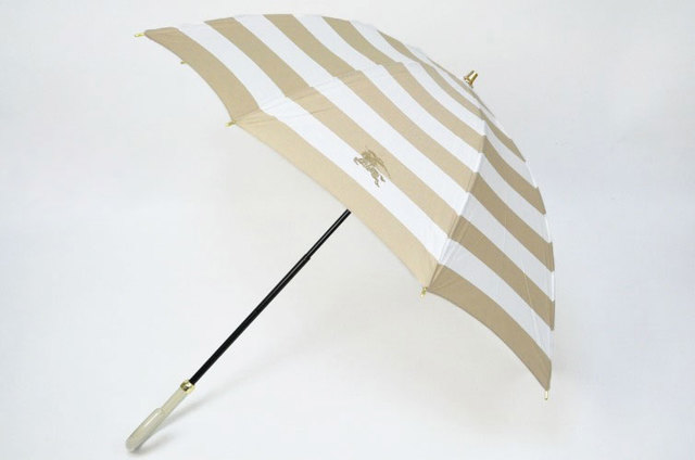 バーバリー BURBERRY ボーダー デザイン プチパラ 日傘