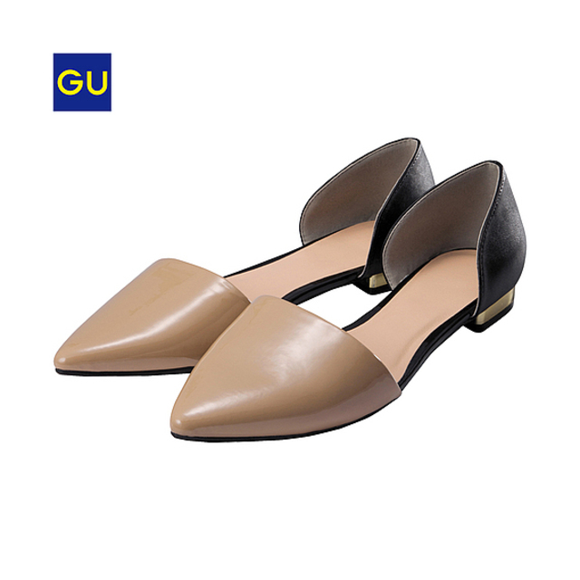 セパレートフラットパンプス