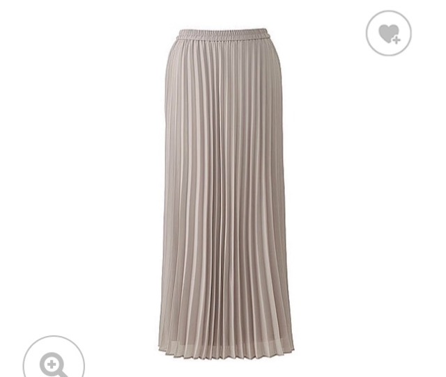 シフォンプリーツスカート