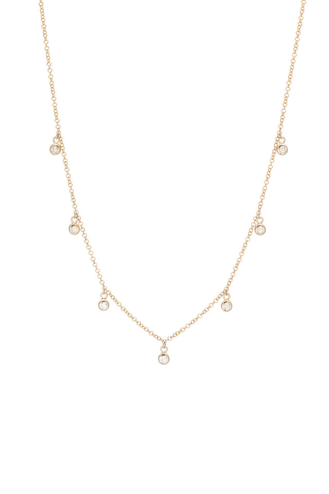 DIAMOND FRINGE NECKLACE