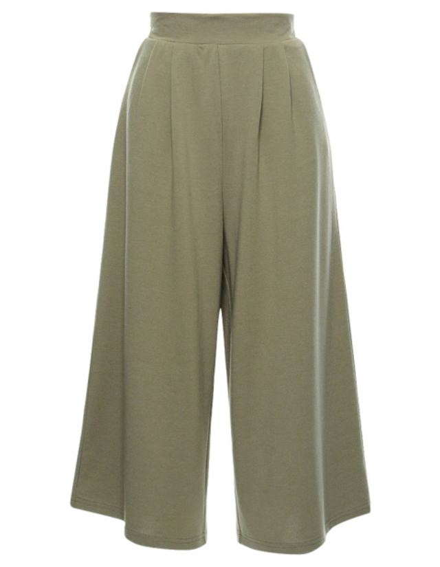 ポンチストレッチガウチョパンツ