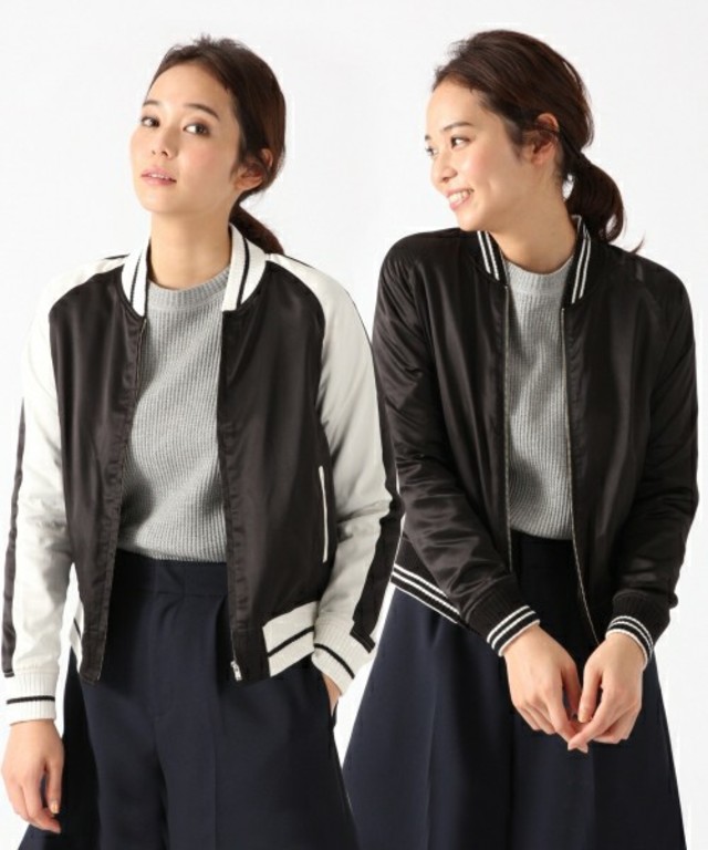 LOWRYS FARM リバーシブルスカジャン