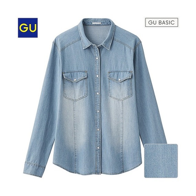 デニムシャツ（長袖）