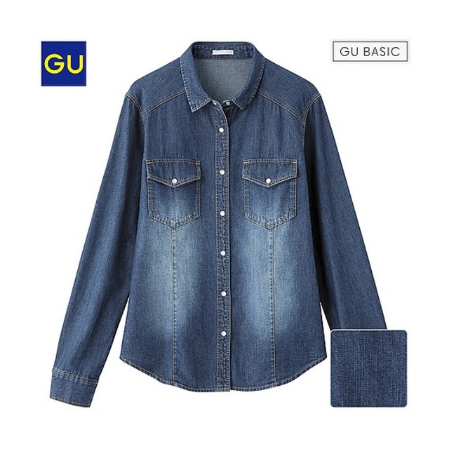 デニムシャツ（長袖）