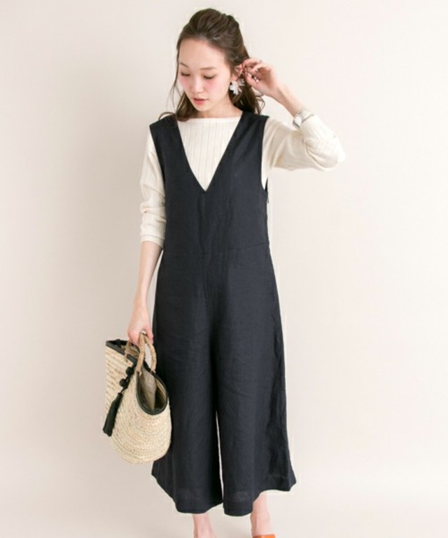 UR リネンオールインワン