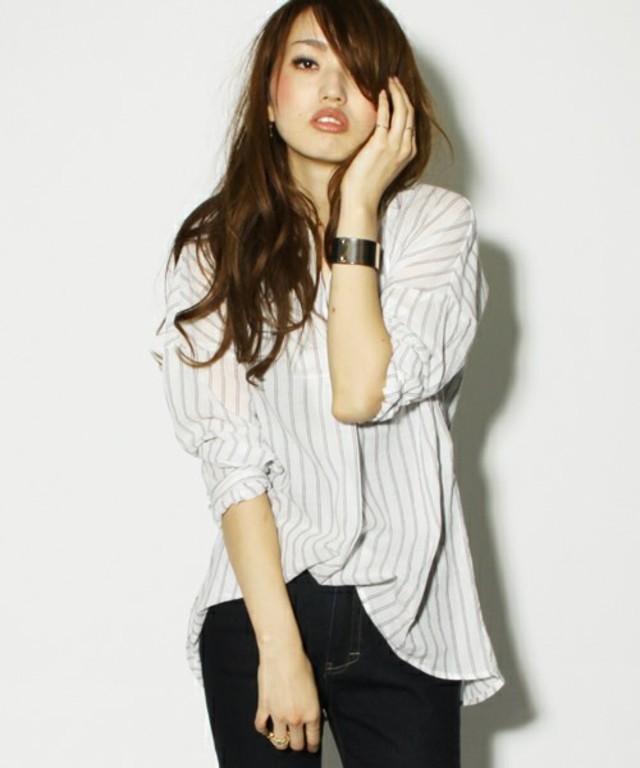 LOSICARIE ストライプシャツ