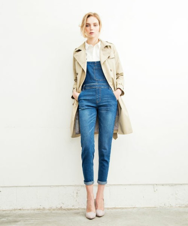 デニムサロペット