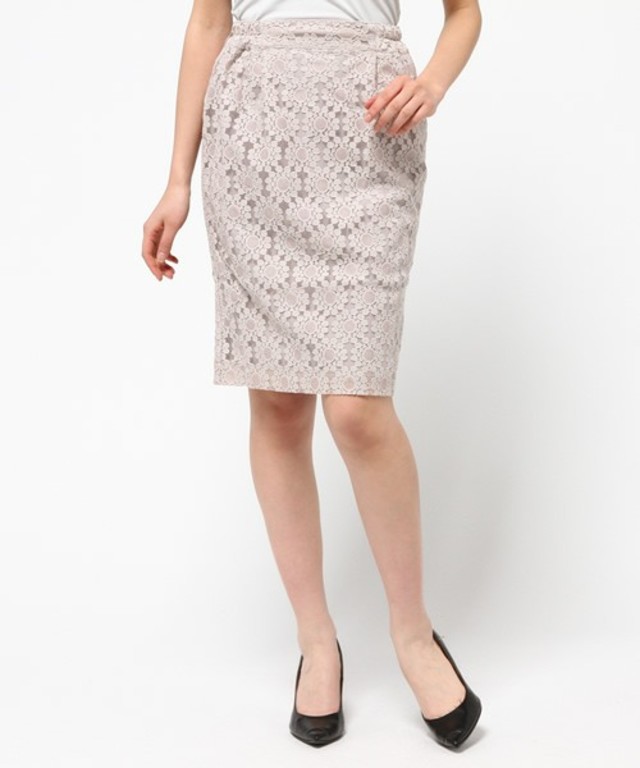 【IEDIT】タイトレーススカート