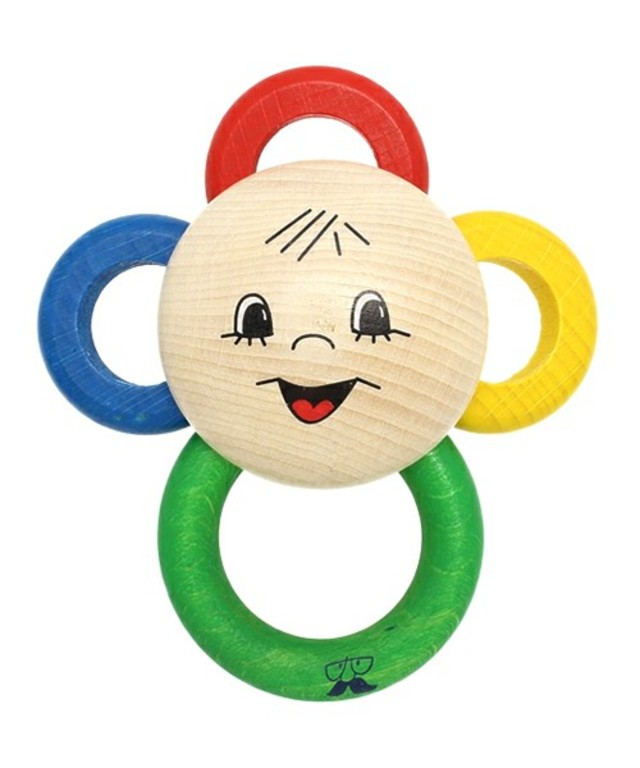 granpapa ヘス/はじめての木のおもちゃ ラトル ニコニコ