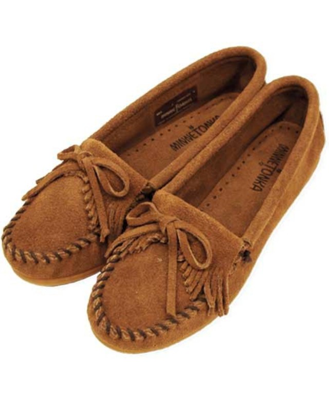 キルティー スエード モカシン