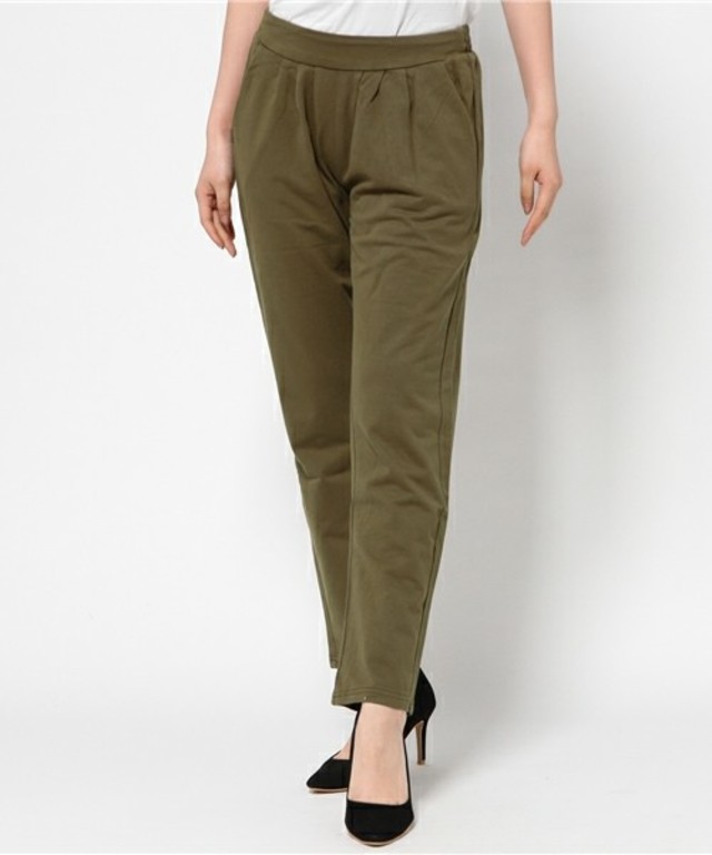 and it_ スウェットタックサルエルパンツ