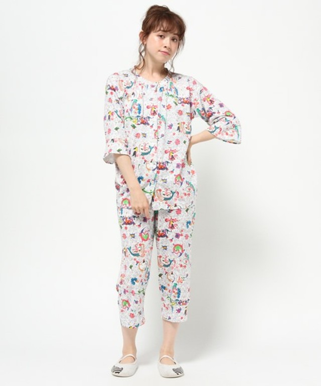 tsumori chisato SLEEP ジャングル＆マーメード／パジャマ　Ｍ，Ｌ