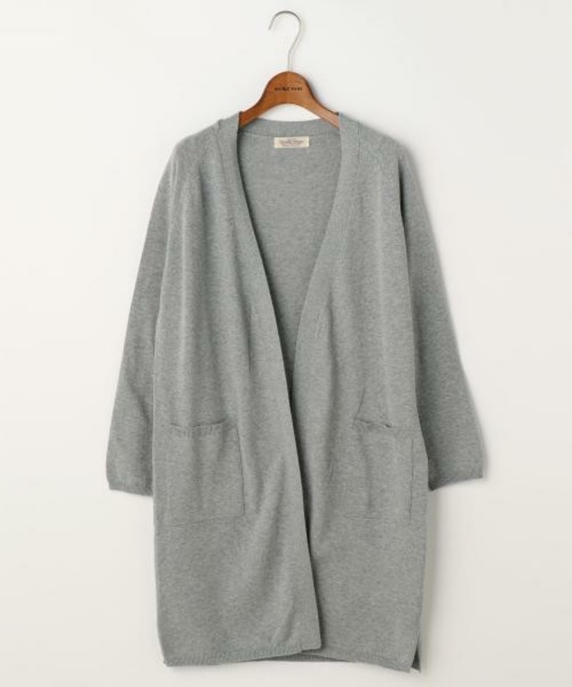 DOUBLE NAME  ボタンレスロングカーディガン