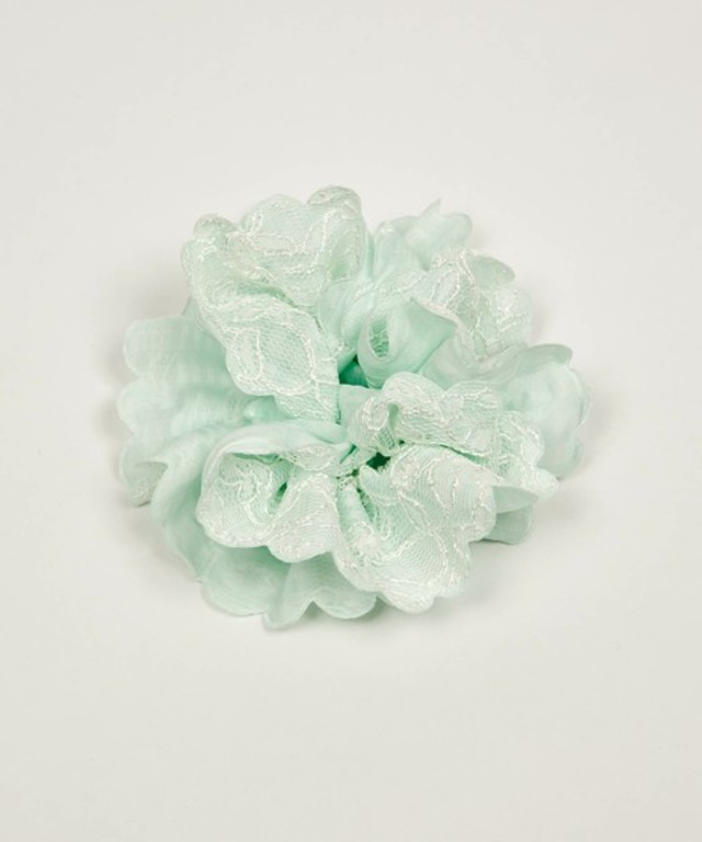 PLAIN CLOTHING シフォンレースシュシュ