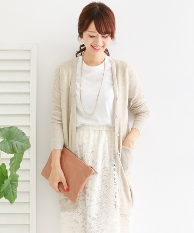 URBAN RESEARCH　リネンナイロングカーデ