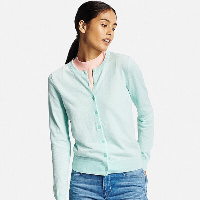 ＵＶカットクルーネックカーディガン（長袖）