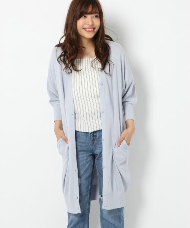 Heather：ロングカーディガン7分袖