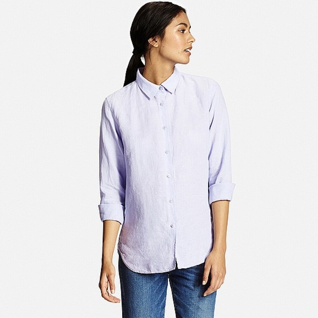 ＷＯＭＥＮ　プレミアムリネンシャツ（長袖）
