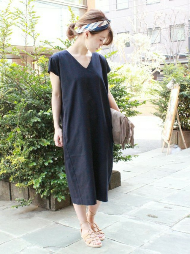 【JOURNAL STANDARD】TR Vネックワンピース