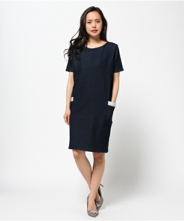 【PEACH JOHN】タオルデニムワンピ