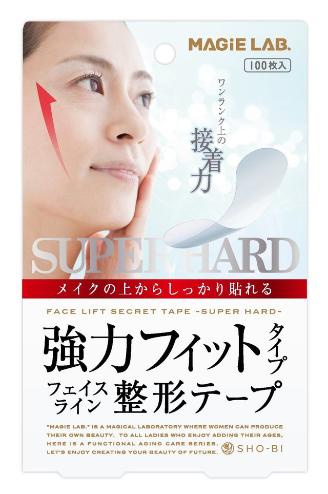 【マジラボ】強力フィットタイプ フェイスライン整形テープ 100枚