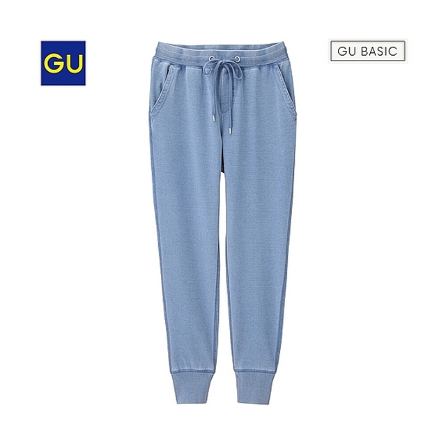 スウェットイージーパンツ(ブルー)