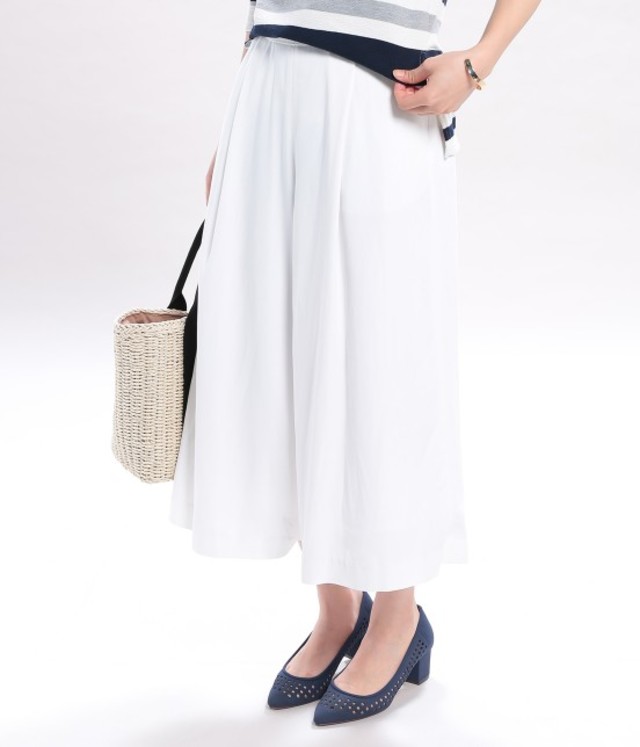 Vis タック入りガウチョパンツ