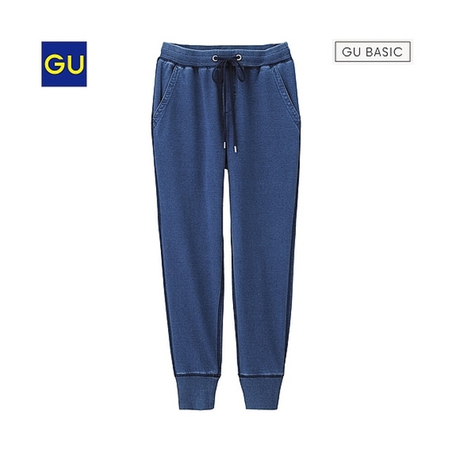 スウェットイージーパンツ(ブルー)