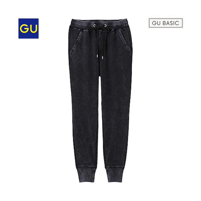 スウェットイージーパンツ(ブラック)