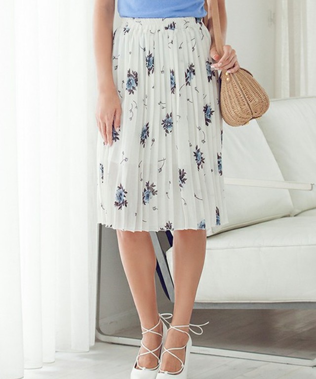 fifth 【2016S/S】フラワープリーツスカート