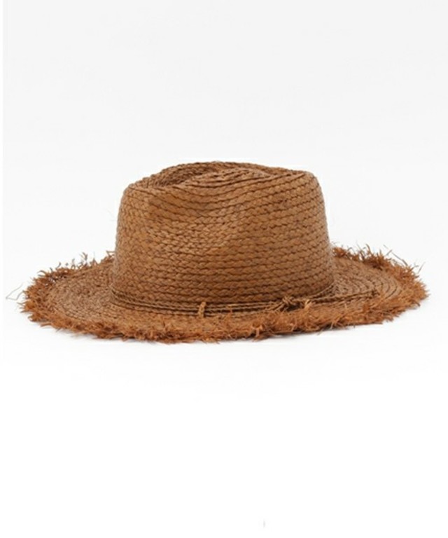 Ray BEAMS / ラフィアフリンジ HAT
