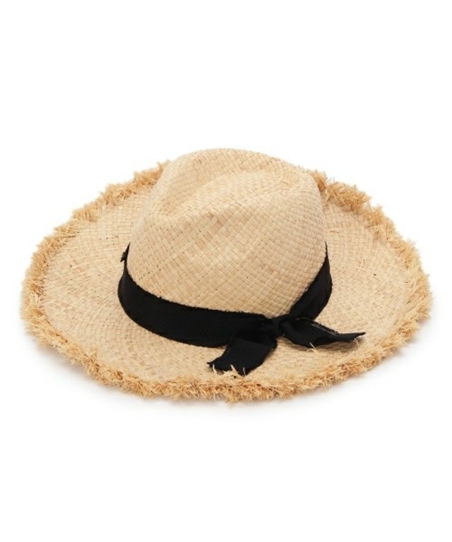 OZOC ラフィアフリンジハット