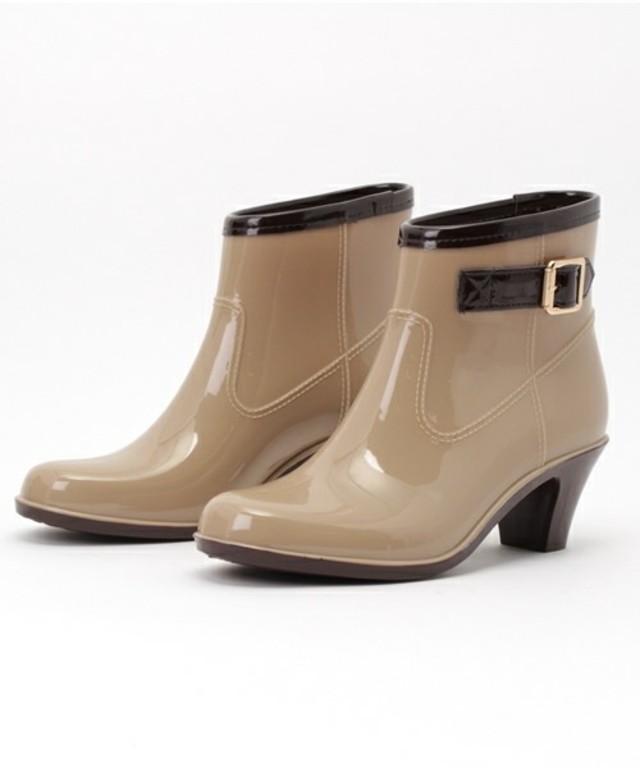 ROPE' PICNIC サイドベルトショートレインブーツ