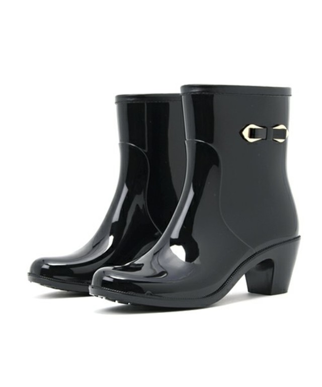 Bridget Birkin サイドプレートリボンレインブーツ