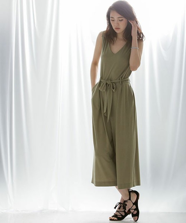 【nano・universe】ベルト付カットオールインワン