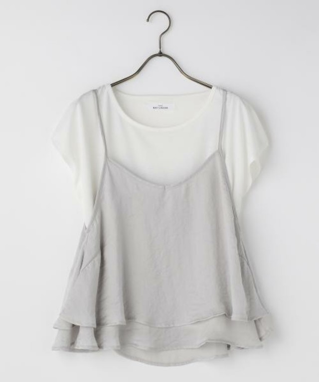 Ray Cassin　ヴィンテージサテンキャミ×フレンチＴセット