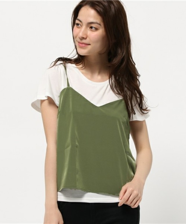 earth music&ecology　キャミソール+Tシャツセット