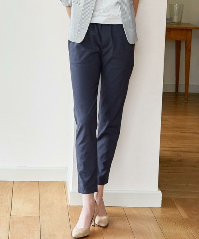 ウエストドロストパンツ