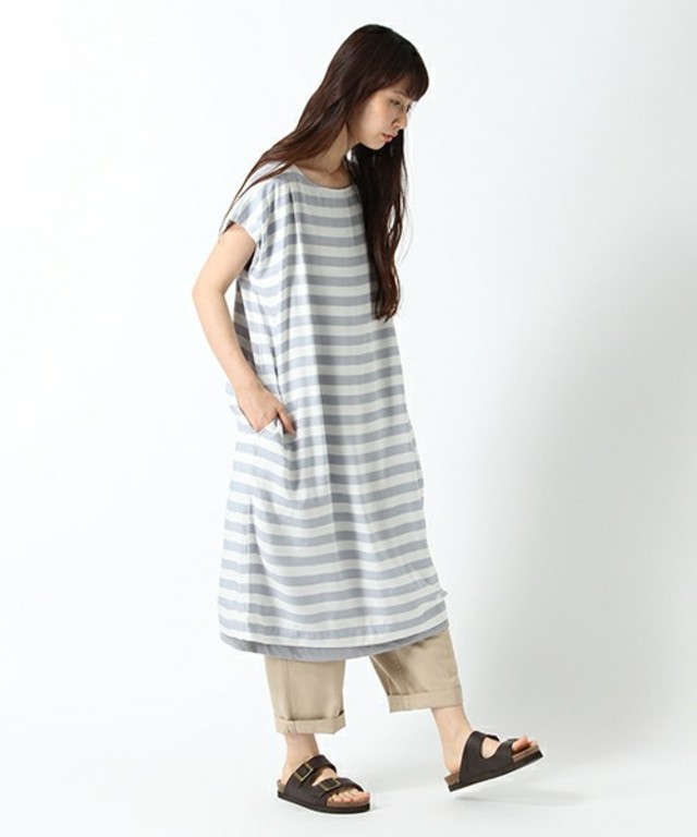 studio CLIP レーヨンリバーシブルワンピース
