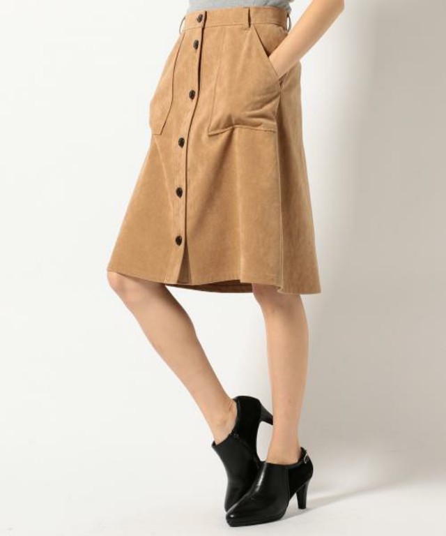 マイクロスエード　スカート