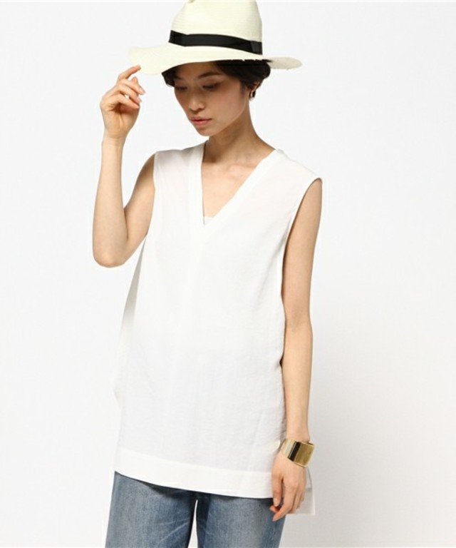 FRAMeWORK  ドライシャンブレー Vプルオーバー